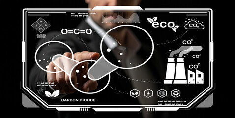 Innovative Visual Interface for Carbon Dioxide Analysis with Scientific Graphs and Environmental...