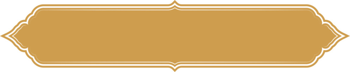 Luxury Gold Premium Label. Golden Name Plate Element
