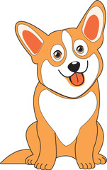 
Dog, corgi, sitting, PET SHOP, illustration, store, pet food, advertising, label, web design, stand, trade materials, animal, bird, magazin, goods, series, red, animal, pets, pet, for dog breeders, d