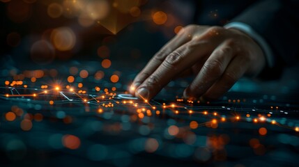 Boosting business productivity  growth graph symbolizing effective industrial management strategies