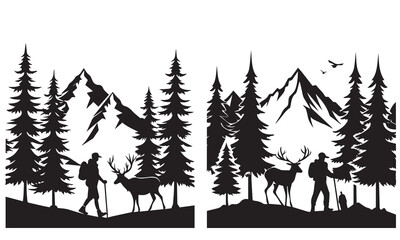 Naklejka premium Outdoors icon vector