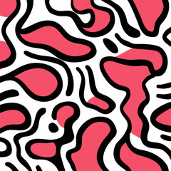 Abstract background with hand drawn pattern design 