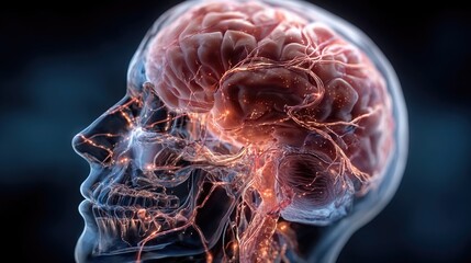 Neural Connections Inside Human Head