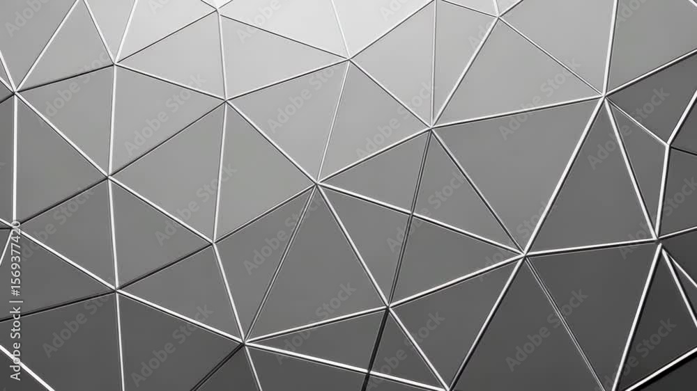 Aufkleber a geometric gray polygon pattern creates an abstract textured background