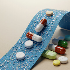 Medication Pills Capsules Pharmacy Healthcare Medical Treatment
