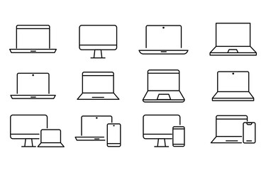 computer icon set