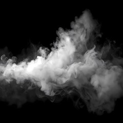Dramatic Smoke Effect Black and White Cloud Photography 