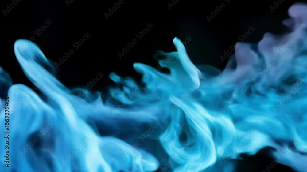 Poster colorful smoke swirls in an abstract pattern, creating a dynamic and artistic background with a smok