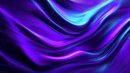Obraz premium abstract background of blue and purple.. abstract background with blue and purple waves. a blurry picture of a blue and white vase