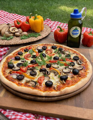 Veggie supreme pizza