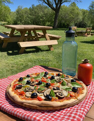 Veggie supreme pizza