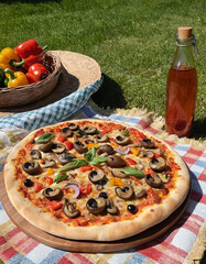 Veggie supreme pizza