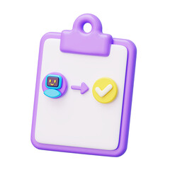 Robot task completion checklist