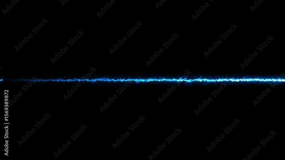 Poster glowing continuous one line drawing.bright colorful moving neon line cyan laser curve line technolog