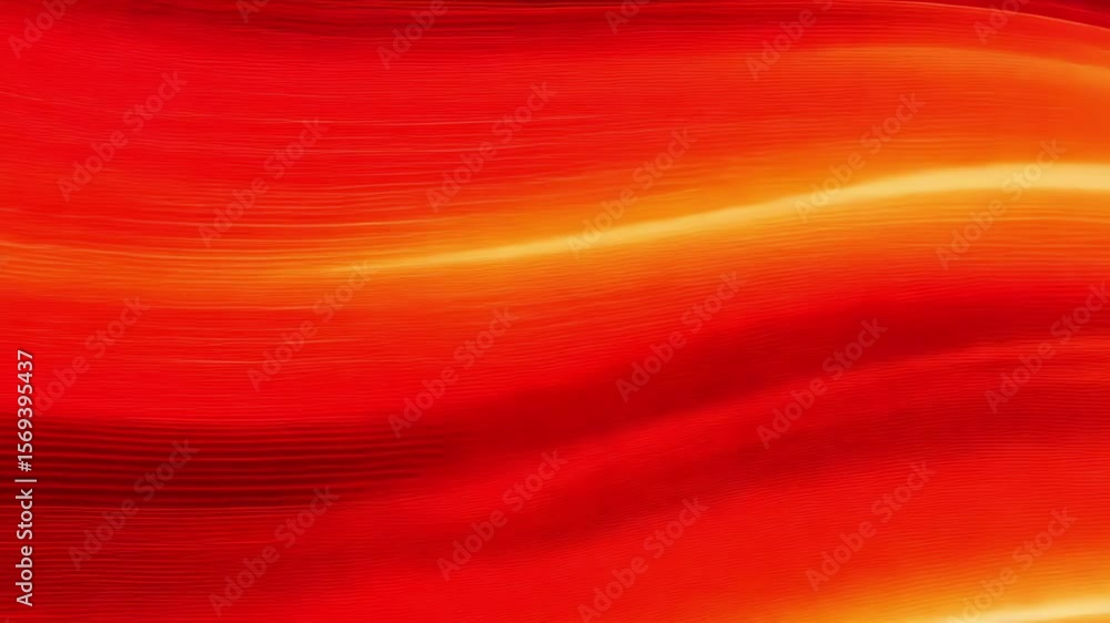 Poster an abstract orange wave of light flows across a dark background, creating a dynamic and energetic vi