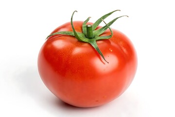 Fresh Tomato Isolated on White Background – Perfect for Design