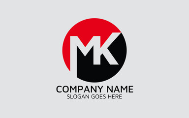 Modern MK Logo Design Service For Your Company