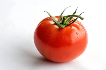 Fresh Tomato Isolated on White Background – Perfect for Design