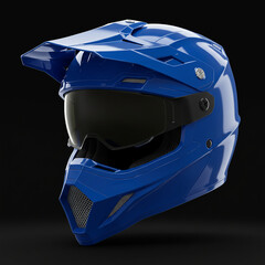 Blue Motocross Helmet OffRoad Motorcycle Helmet Protective Gear ATV Helmet Dirt Bike Helmet Racing Helmet