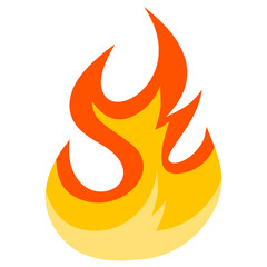 Cartoon Fire Flames