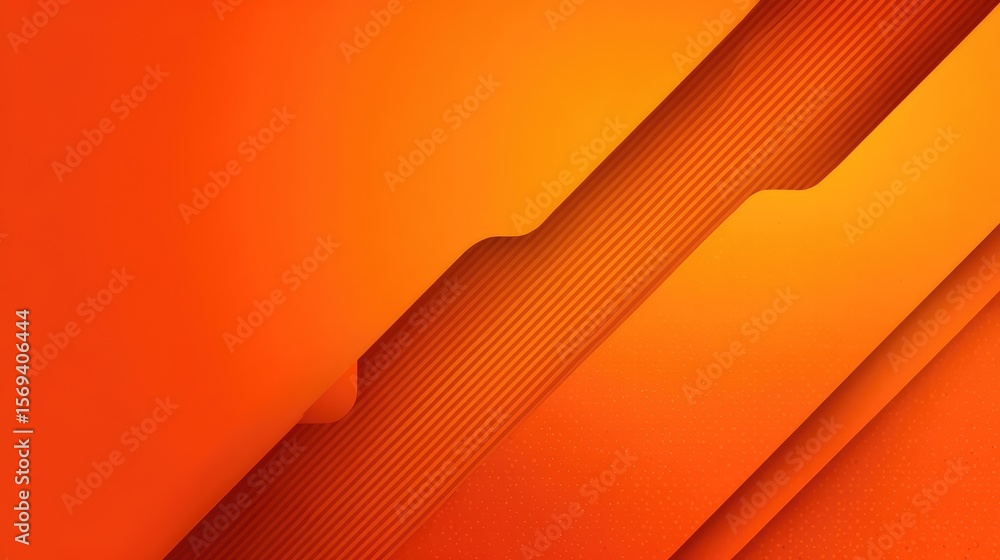 Poster vibrant abstract orange background with dynamic lines and gradients perfect for modern design projec