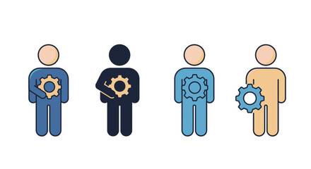 Diverse business people form a unified team, symbolizing success and gender equality in a modern world