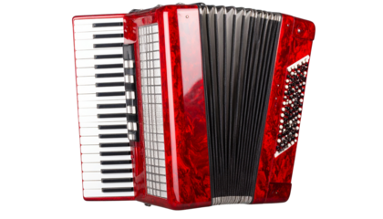 Accordion unique isolated on transparent background. Png