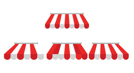Red and black Friday sale tags with 3D text for business promotion
