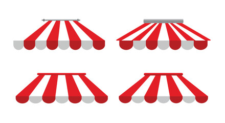 Red and black Friday sale tags with 3D text for business promotion