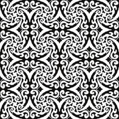 minimalist ethnic seamless design black and white luxury pattern collection