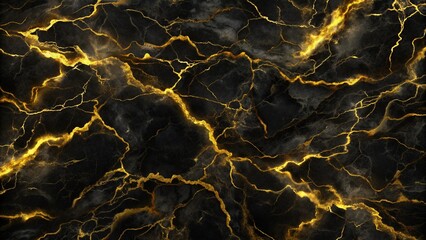 black marble with yellow gold veins luxury background texture pattern background wallpaper
