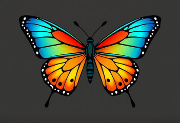 Naklejka premium Spectrum Butterfly
