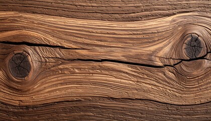 Cozy brown wooden boards with shallow groove texture and matte finish