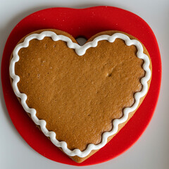HeartShaped Gingerbread Cookie Perfect Valentines Day Treat