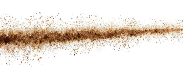 Long, streaked, granular cosmic dust cloud