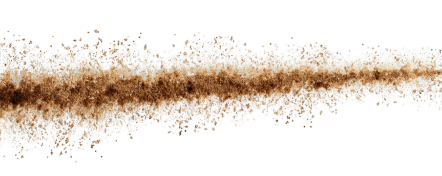 Long, streaked, granular cosmic dust cloud