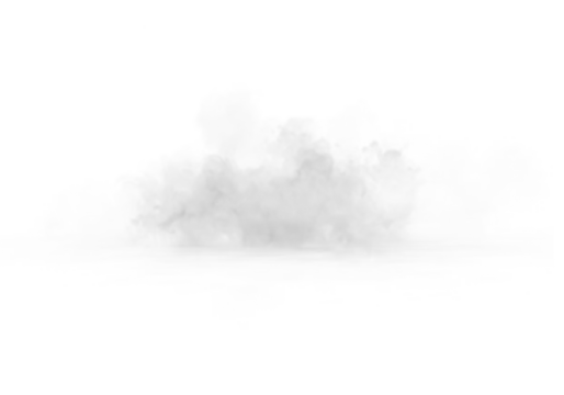 PNG Cloudy fog, smoke, and steam background. White vapor and toxic gas in motion. Explosion effect and dust haze on black. Perfect for banners, design mockups, and presentation slides. Vector.