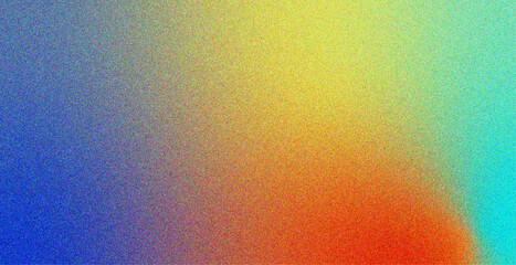Colorful abstract gradient background with a grainy texture blending blue, yellow, orange, and red tones. Ideal for creative posters, digital projects, UI design, and modern visual compositions.

