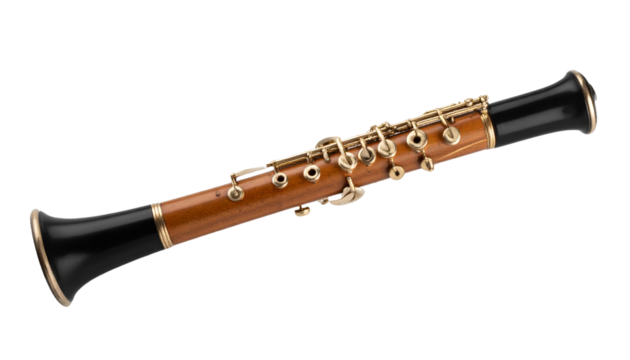 Oboe isolated on transparent background. Png