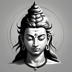 Lord Shiva, the destroyer and transformer in Hinduism, symbolizes meditation, power, and cosmic balance. He embodies divinity, stillness, dance, and the eternal universe.
