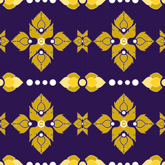 Abstract ethnic geometric pattern design for background or Wallpaper.