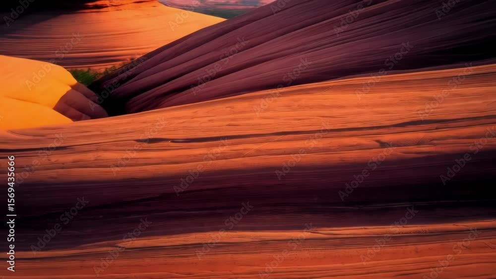 Poster the undulating patterns of sandstone create a mesmerizing natural texture