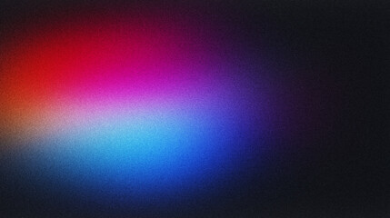 Arte, ilustração fundo gradiente desfocado com textura. Papel de parede, pano de fundo para vídeos, arte para banner, cartaz, cartão, apresentações. Tons azul branco rosa preto e vermelho