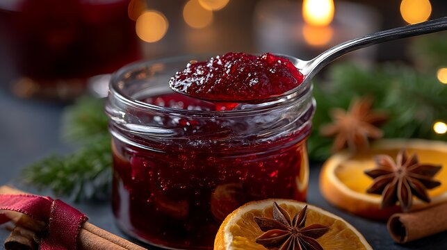 Spiced holiday jam with warm winter scent / 冬の香り広がるスパイスジャム〜ホリデー気分の甘いひとさじ〜