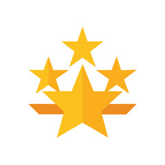 Fototapeta premium Five Star Award Collection Design