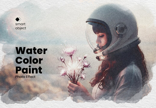 Watercolor Artistic Paint Photo Effect