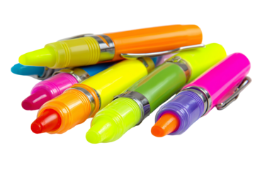 Colorful Highlighters Pens Bright Neon Markers Office Supplies