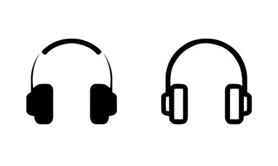 headphones isolated on white background