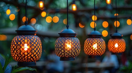 Decoration Hanging Lights for Night Function Creating Warmth and Festive Ambiance