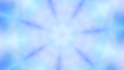 Fototapeta premium Abstract soft blue purple radial starburst pattern blurred light effect tranquil dreamy background